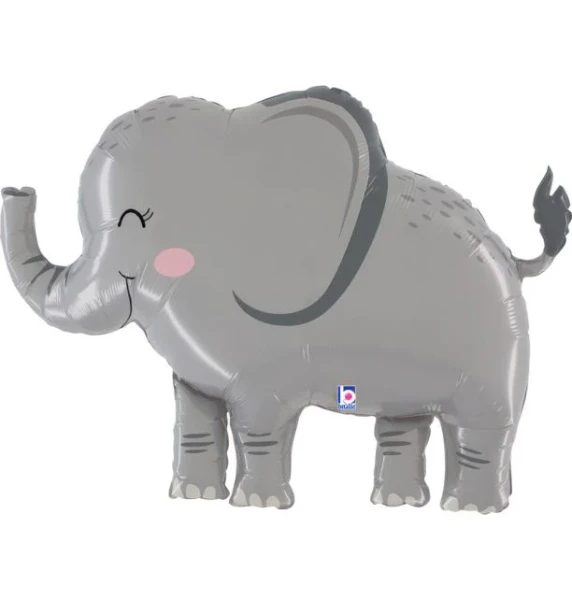 H300 Supershape Foil Balloon Jungle Elephant 33in