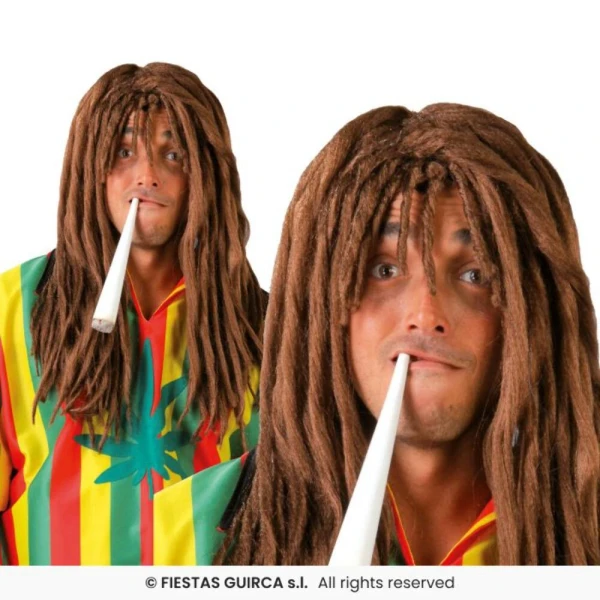 Jamaican Rasta Wig Brown in Box