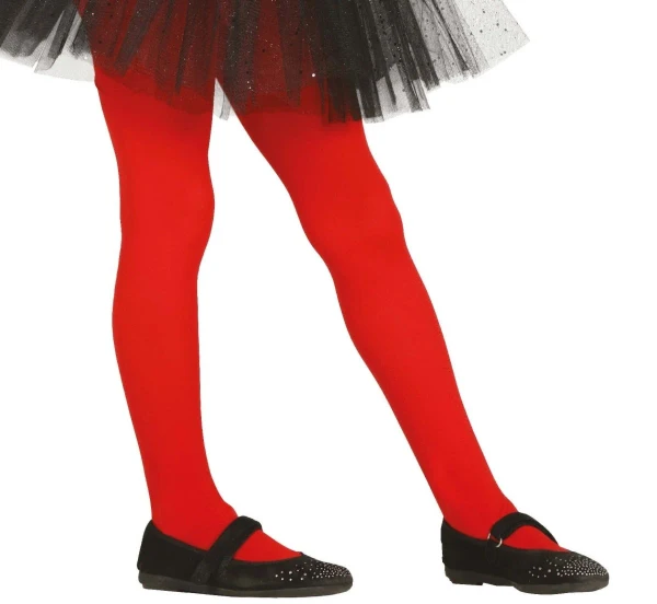 Child Red Tights Age 7 to 10 years