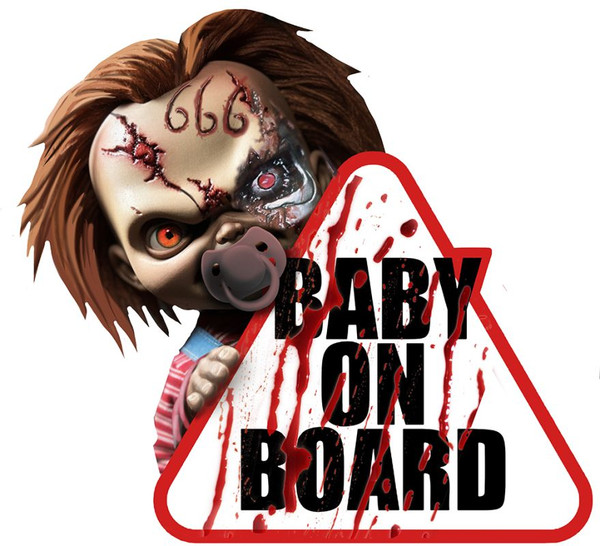 Halloween Baby on Board Car Sticker