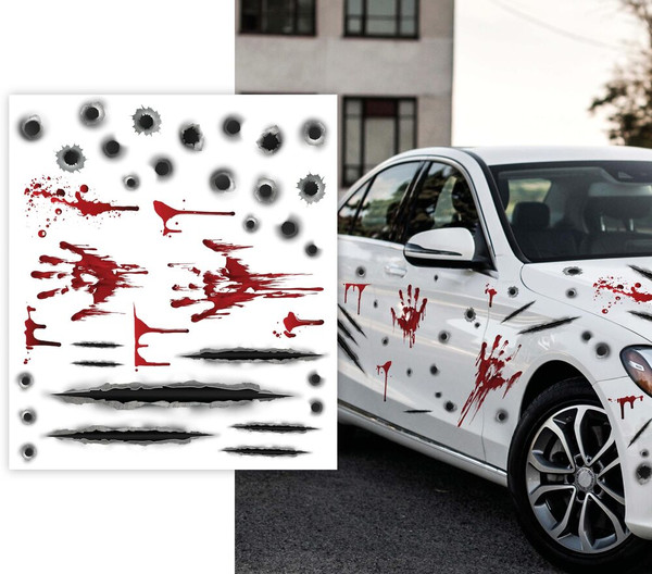 Halloween Car Stickers 30x40cm