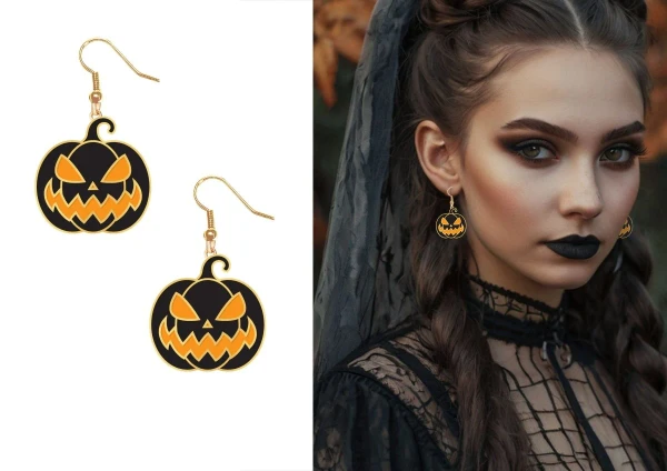 Halloween Earrings Pumpkins