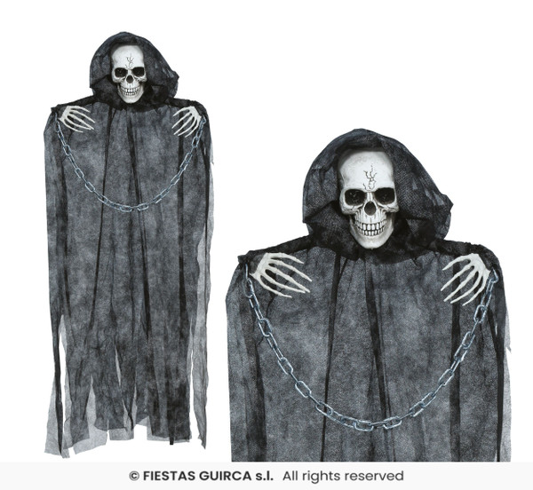 Hanging Skeleton with Chain 90cm