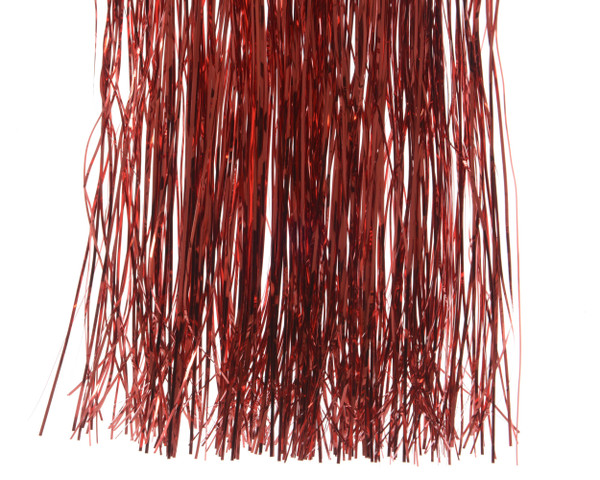Lametta Tinsel Strands Christmas Red 50x40cm