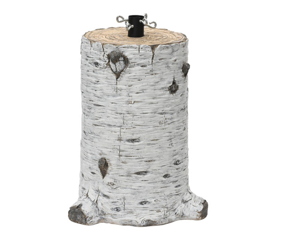 Christmas Tree Stand Tree Trunk Base Antique White 33x33x48.5cmch