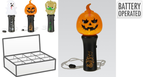 Halloween LED Light Battery Operated Choice of 3 Characters