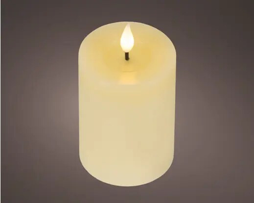 LED Candle Flame Effect 1 Wick Warm White Battery Operated 13.5cm