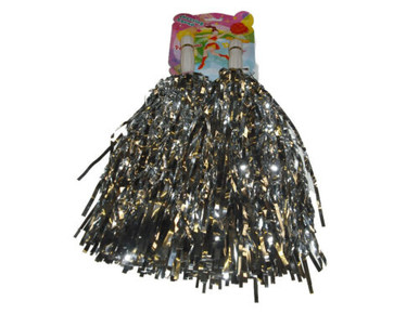 Pom Poms Cheerleading Metal Foil Pom Poms Poms avec poignées en