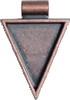 Bezel - Triangle Antique Gold