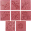 Soap Embossing Stamp Assortment 8/Pkg Squares