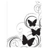 Butterfly Swirl - Background Embossing Folder 4.25"X5.75"