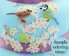 Beautiful Birds and Flowers Mold