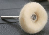 Buffing Shank with Wool Polishing Head 1" (10 pcs)