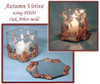 Autumn Reflections Mirrored Votive Free Tutorial