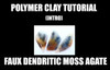 Faux Dendritic Moss Agate Tutorial Intro