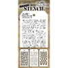 Tim Holtz Mini Layered Stencil Sets 3/pkg Set 6