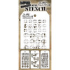 Tim Holtz Mini Layered Stencil Sets 3/pkg Set 29
