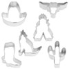 MINI TEX-MEX COOKIE CUTTERS 6 PC SET