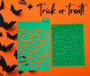 PCP Halloween Bats Stencil and/or Texture Plate
