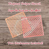 Diagonal Stripes Stencil/Screens