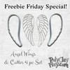 Freebie Friday Special - Angel Wing Stamp and Cutter 4 pc set