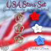 Freebie Friday Special - USA Stars Set of 3