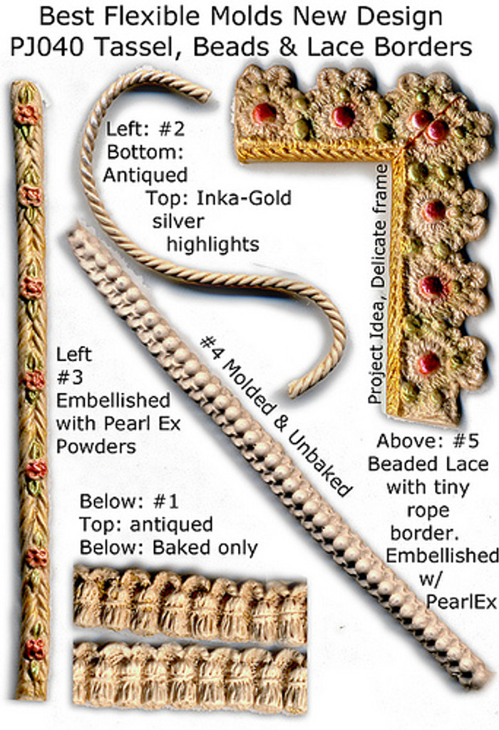 Tassels Beads and Lace Borders