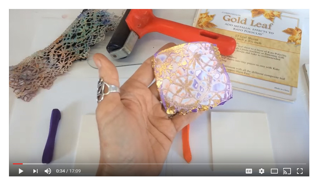Part 3 Polymer Clay Veneers by Debbie Crothers Video