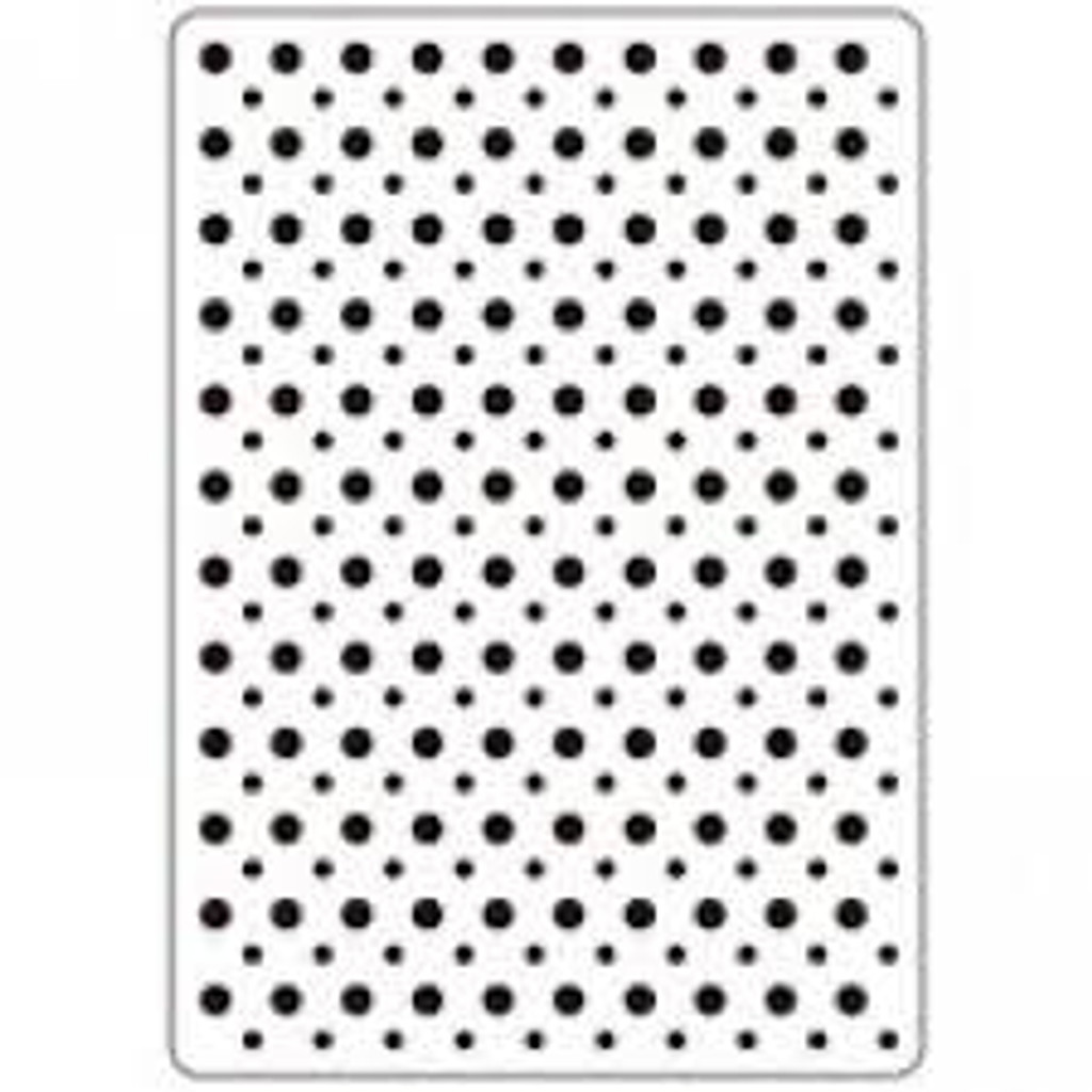 Multi Sized Dots - Background Embossing Folder 4.25"X5.75"