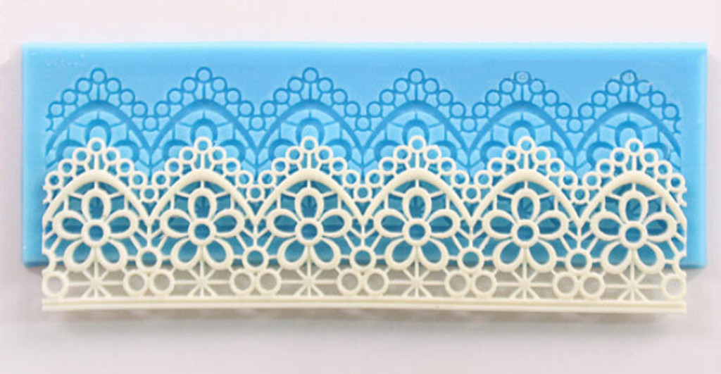 Flower Lace Repeating Border Mold