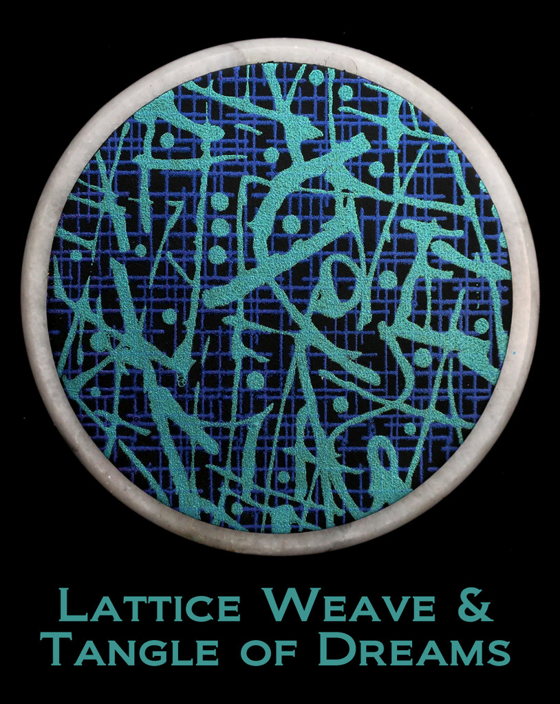 Helen Breil Silk Screens - Lattice Weave