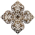 Vintaj Metal Accent 1/Pkg Filigree Clover Petal 59mm