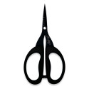 Kushgrip Non-Stick Mirco Serrated Mini Scissors 5" Kushgrip Non-Stick Mirco Serrated Mini Scissors 5"