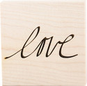 Teresa Collins Wood Mount Stamps - Love