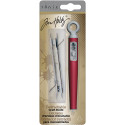 Tim Holtz Retractable Craft Knife W/2 extra Blades and Refills