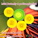 PCP Stampler Mini Butterfly Cutter Set of 4
