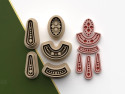 PCP Geo Folk Art Dangle Cutter Set