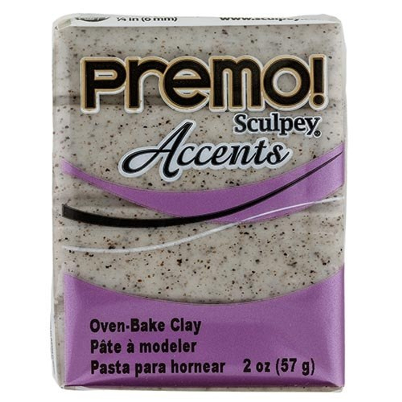 Sculpey Premo Polymer Clay - Gray Granite 8 oz.