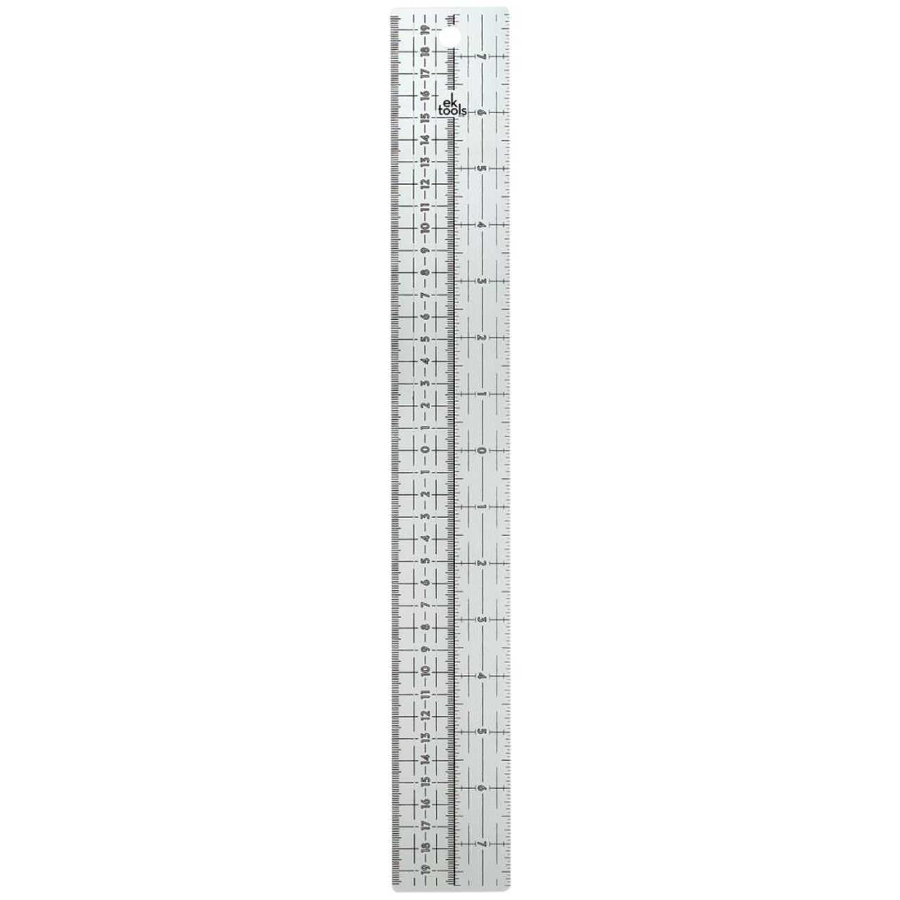 Westcott Plastic Zero Centering 18-Inch Ruler