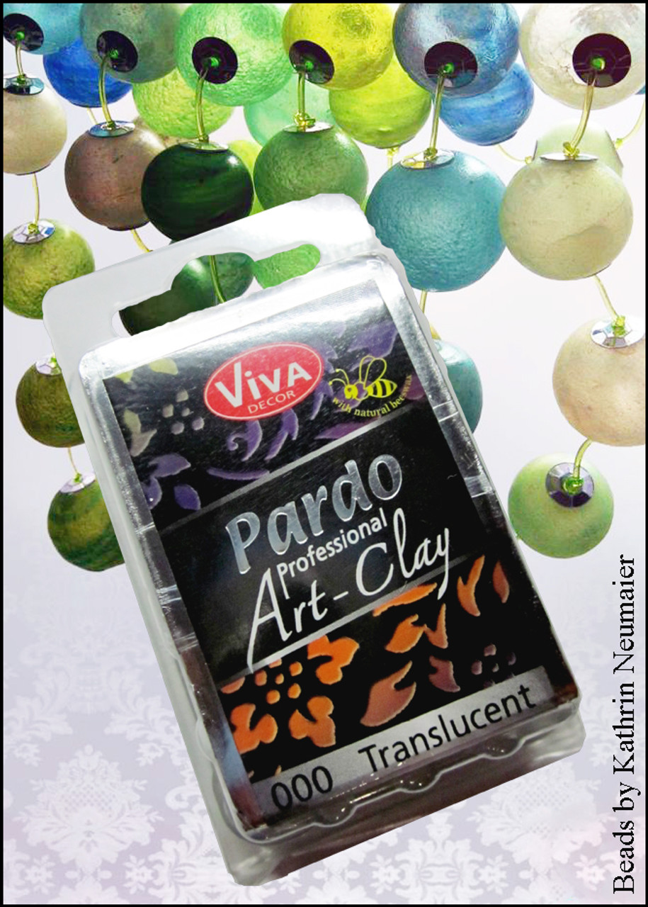 Pardo Translucent Art Clay Transparent - Poly Clay Play