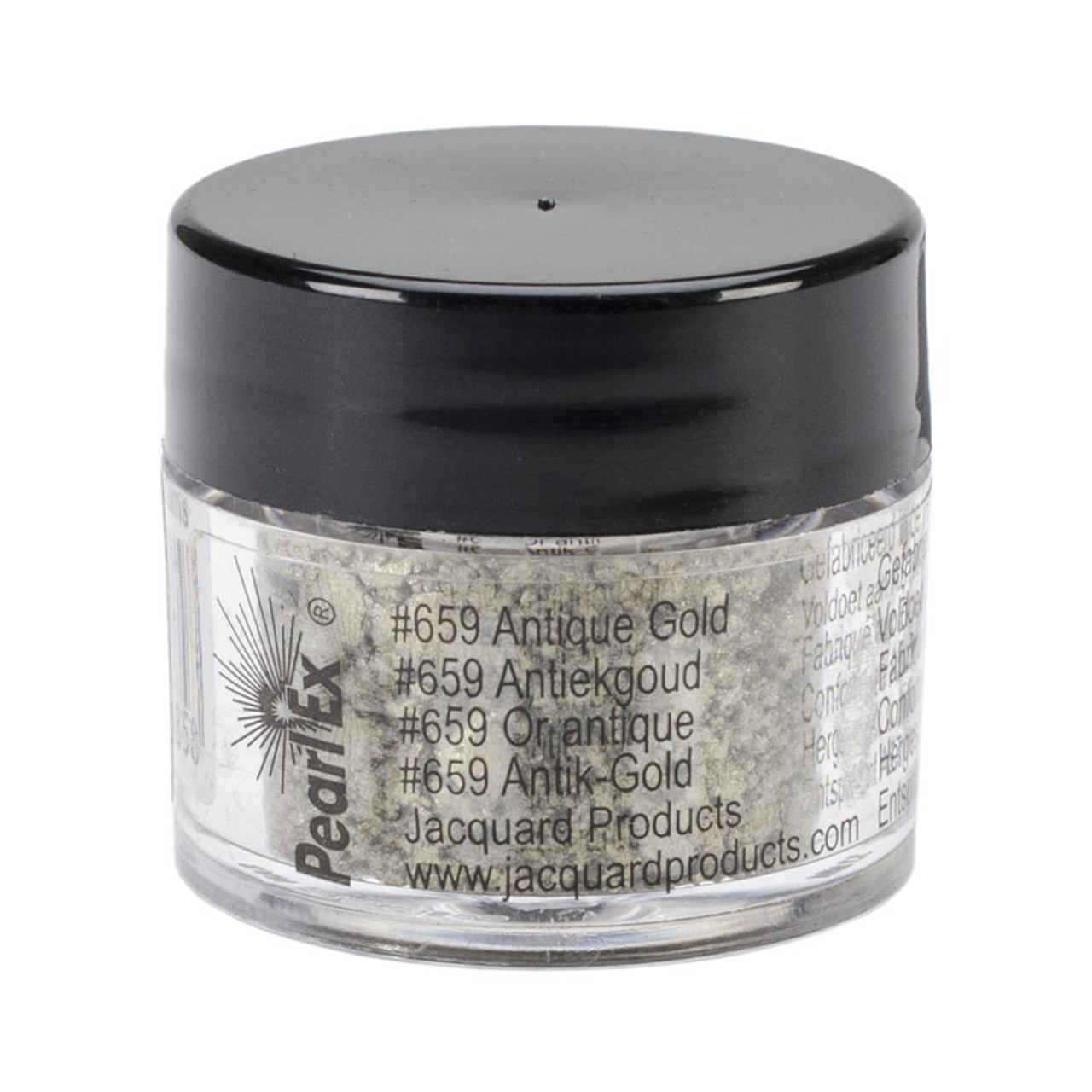 Jacquard Pearl Ex Powdered Pigment 3g - Metallics - Antique Silver - Poly  Clay Play