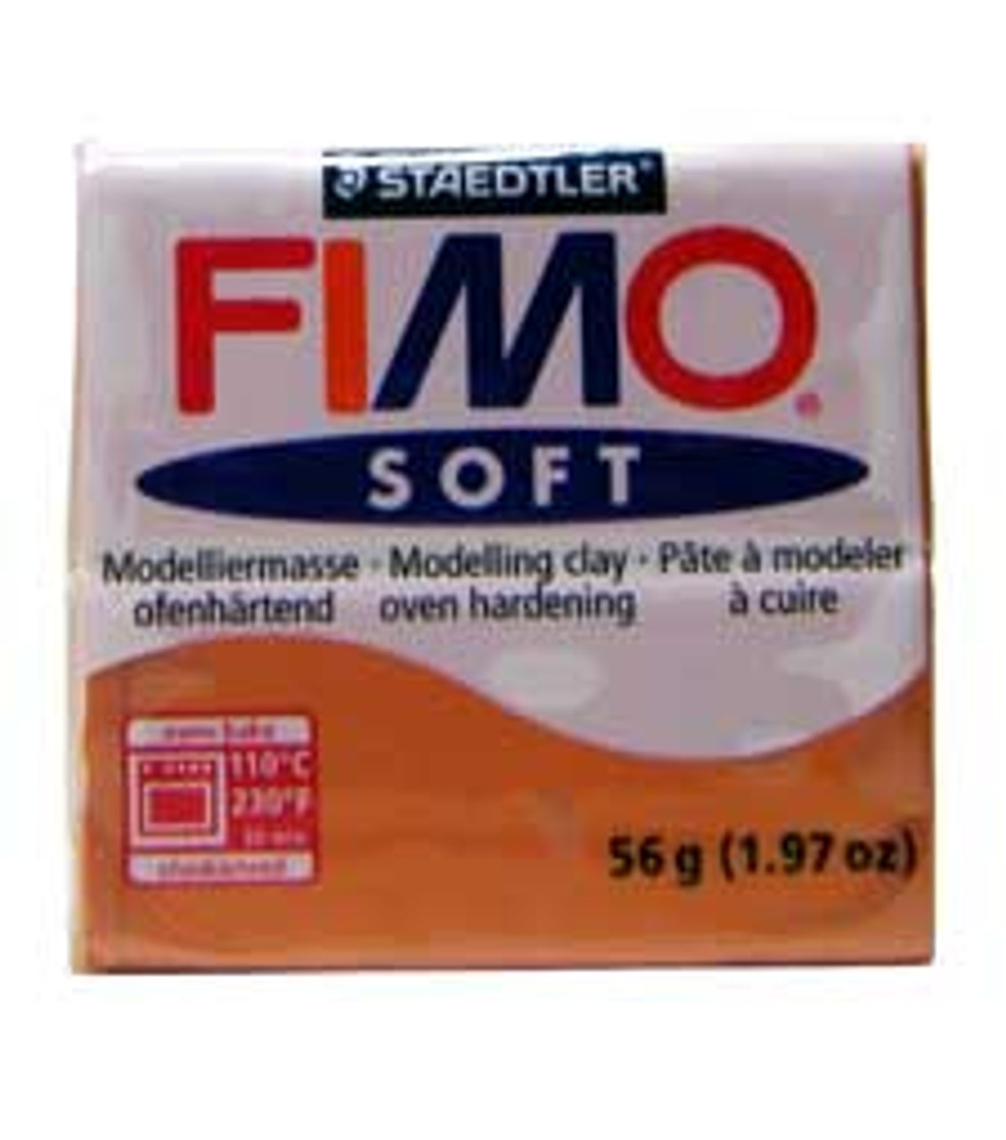 Fimo Soft Polymer Clay - Cognac - Poly Clay Play