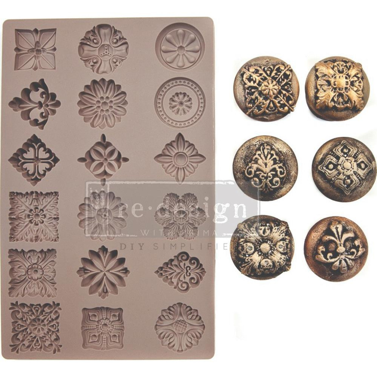 Etruscan Accents Prima Mold - Poly Clay Play