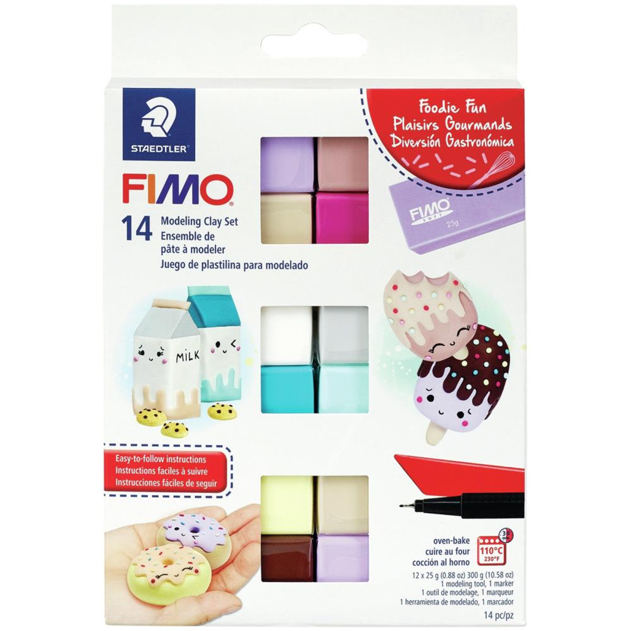 Fimo Professional Clay - White, 2 oz