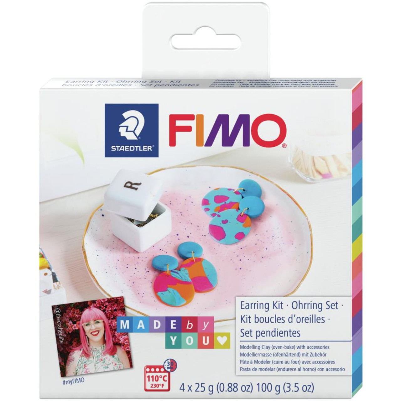 Fimo Made By You Kit - Earring Kit - Poly Clay Play
