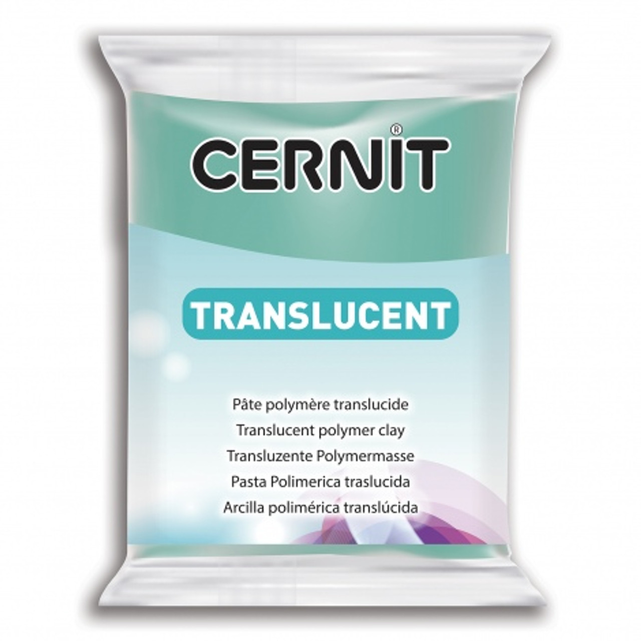 Cernit Translucent Emerald - Poly Clay Play