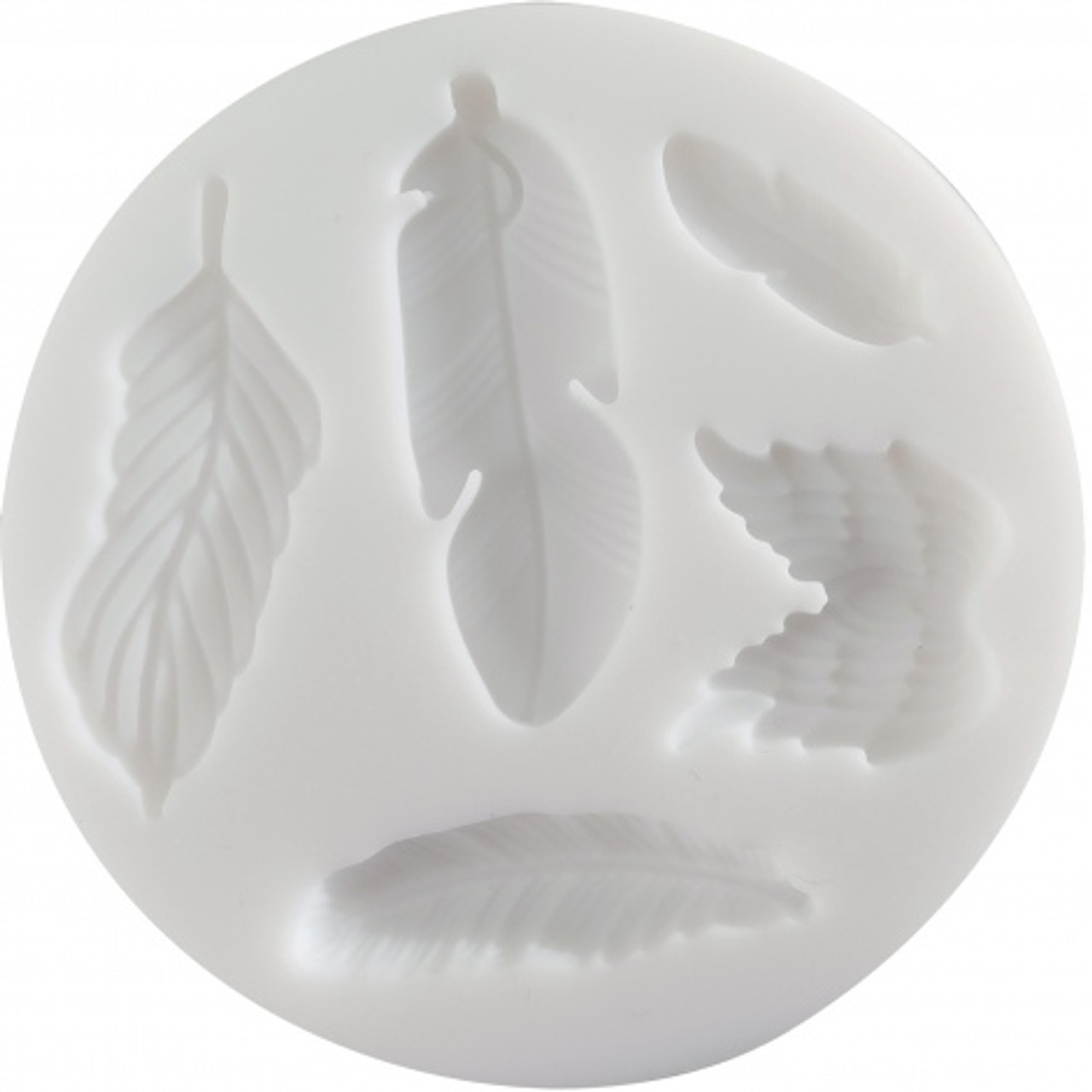 Cernit Silicone Mold - Feathers - Poly Clay Play