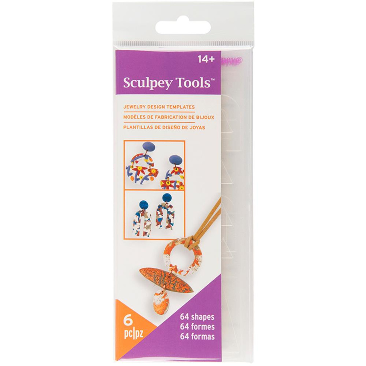 Sculpey Tools Jewelry Design Templates - Poly Clay Play