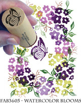 Rubber Stamps Watercolor Blooms Set