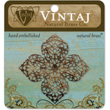 Vintaj Metal Accent 1/Pkg Filigree Clover Petal 59mm